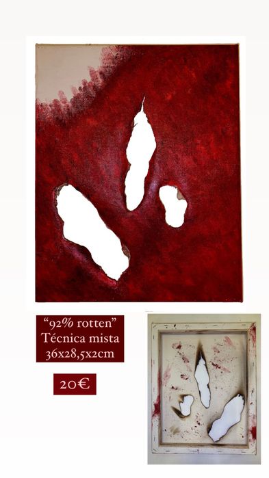 Quadro. Obra de arte do projeto ROTTING