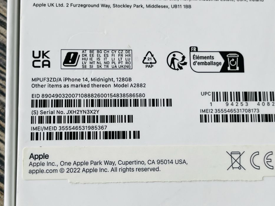 Iphone 14 Midnight 128gb