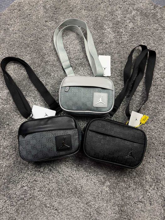 !PREMIUM! Сумка Jordan Monogram Black|Gray 3 КОЛЬОРИ