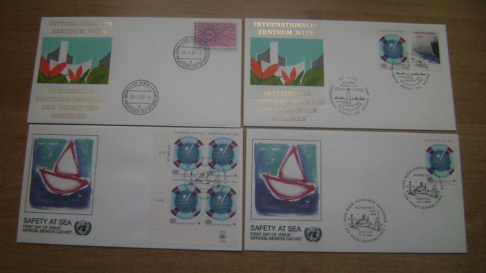 Znaczki pocztowe - Koperty FDC zagraniczne 28 sztuk