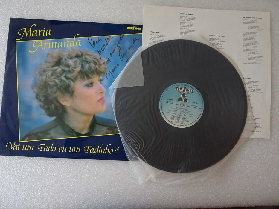 Disco vinil LP - Maria Aramanda - Vai um Fado ou um Fadinho?