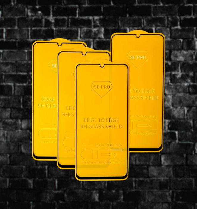 Защитное стекло 9D на телефон Realme C51/C53/C55 | Захисне скло Рілмі