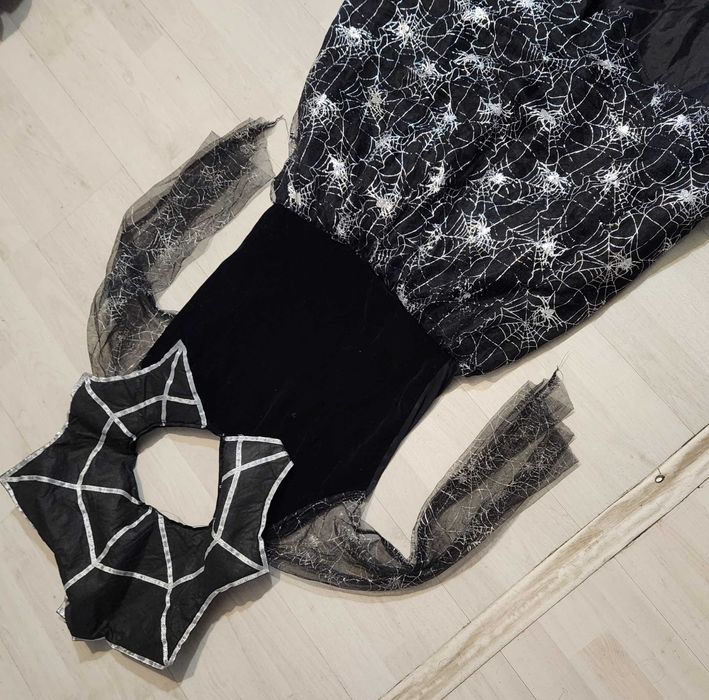 strój wampirzyca wampirka czarownica diablica halloween M L nr 2304