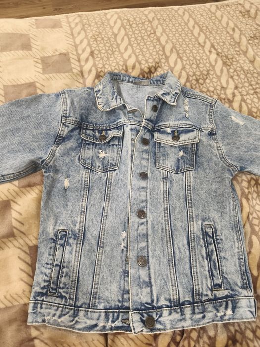 Детский джынсовый пиджак