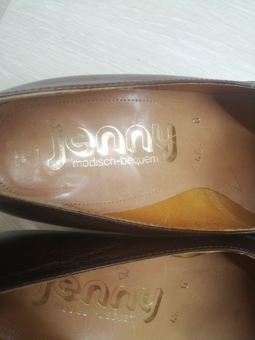 Шкіряні вінтажні туфлі 37р.