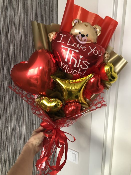 Подарок,набор сладостей!Солодкий букет, кіндер подарунки коханій, 14