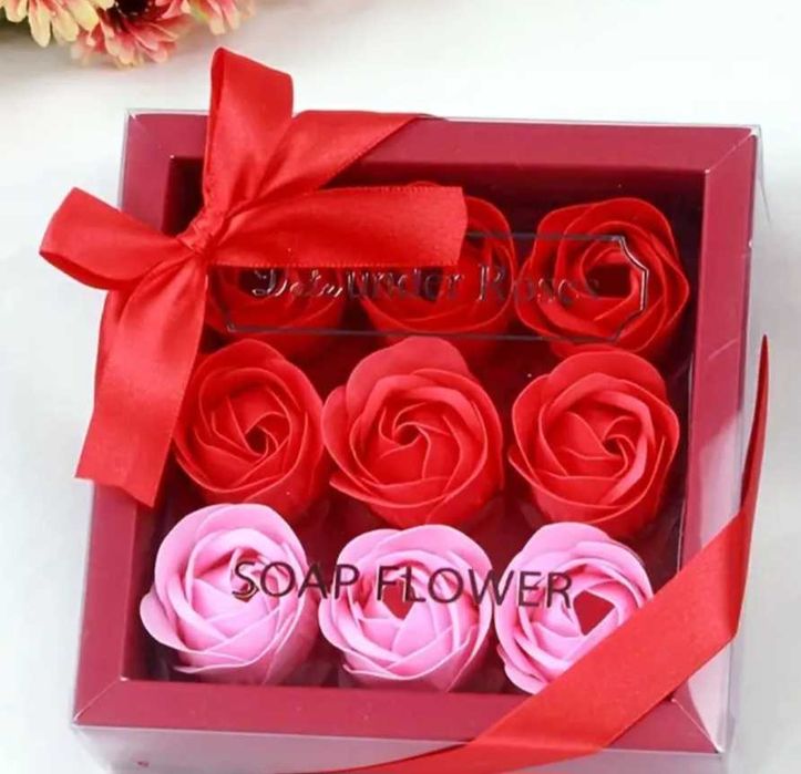 Eleganckie mydełka różane prezent