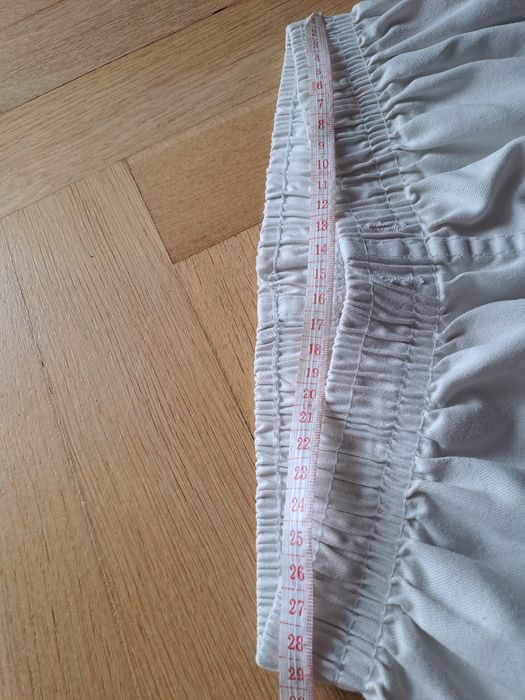 Spodnie judo / karate dla chłopca rozmiar 130cm (długość  całkowita spodni 69cm)