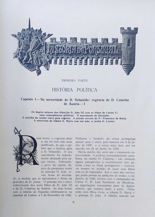 Fascículos 53 a 64 (1577-1640)- História de Portugal-Edição Monumental –1ª Edição–1933- Damião Peres