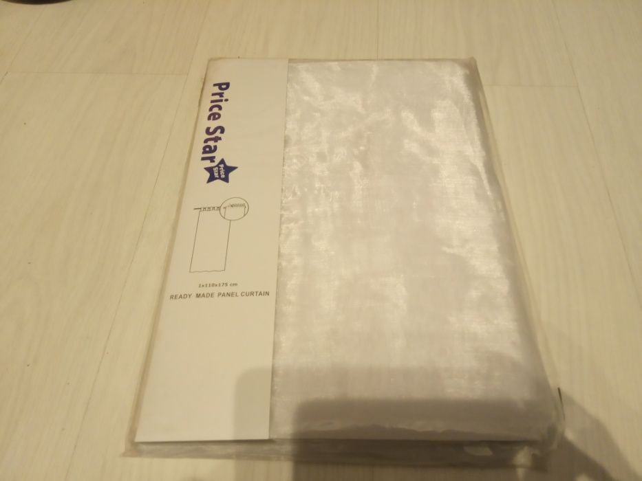 Komplet 2 zasłon-firan firmy Jysk Price Star 110x175