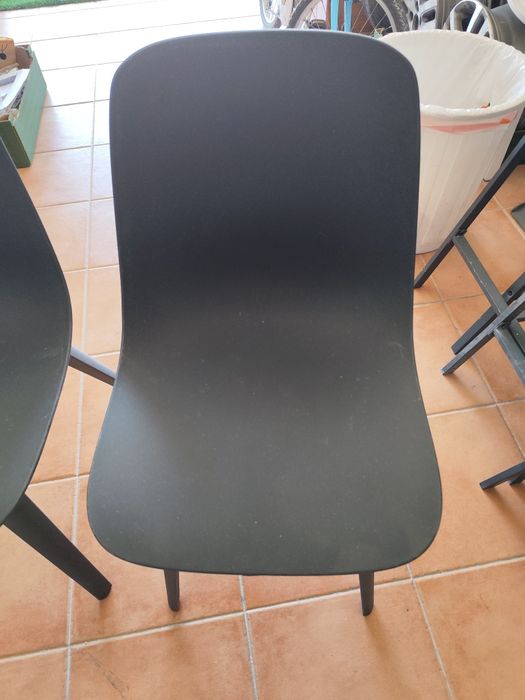4 cadeiras IKEA cinza antracite