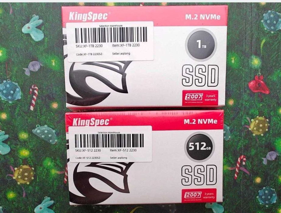 SSD M.2 2230 NVMe Kingspec XF 512Gb и 1 Tb PCIe 4.0x4 5000/4400 Mb/s