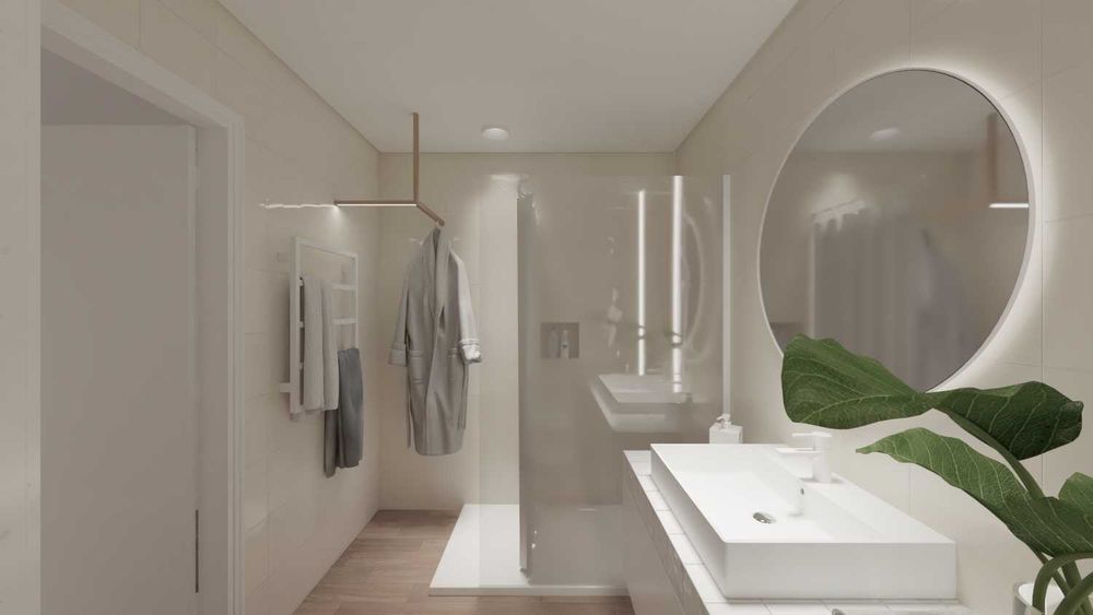 Imagens 3D Arquitetura exteriores e interiores