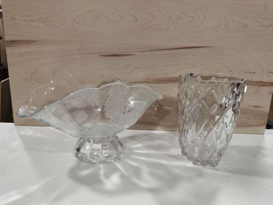 Fruteira e Jarra em vidro