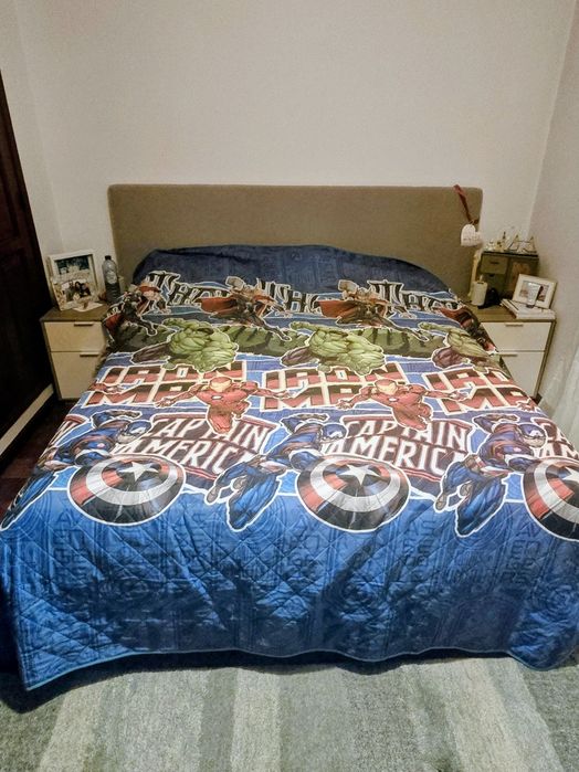 Edredão Heróis Marvel - casal 220x260