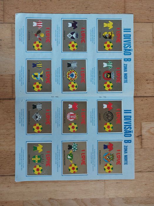 Caderneta de cromos "I Love o meu clube" - Completa