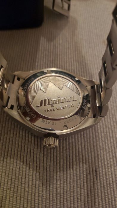 Męski zegarek Swiss Made Alpina Alpiner 4 Automatic Komplet