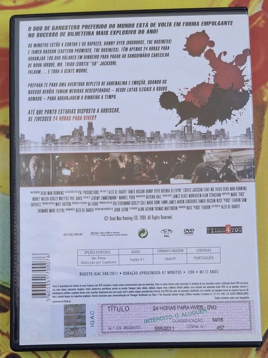 DVD - Filme - 24 horas para viver