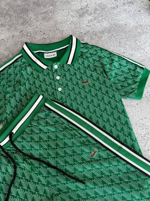 Літній костюм Lacoste зелений літній костюм лакоста зелений чоловічий