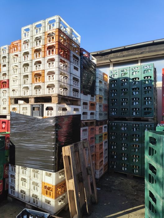 Transportery, skrzynki na butelki 0,33l.