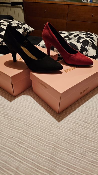 Sapatos de cerimónia,camurça, NOVOS