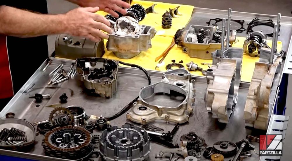 Двигун Honda crf450 / Geon Dakar 450 по запчастинах