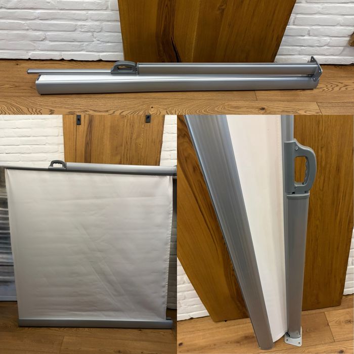 Проекционный экран на стойке (напольный),прочная конструкция /проектор