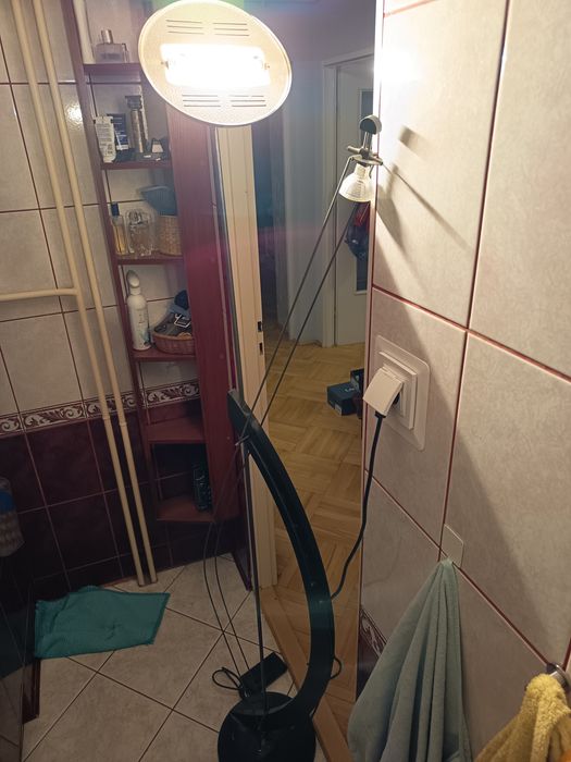 Lampa stojąca. Podwójna.