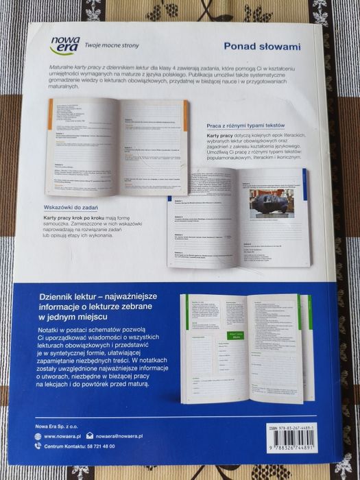 Ponad słowami 4 karta pracy matura nowa era