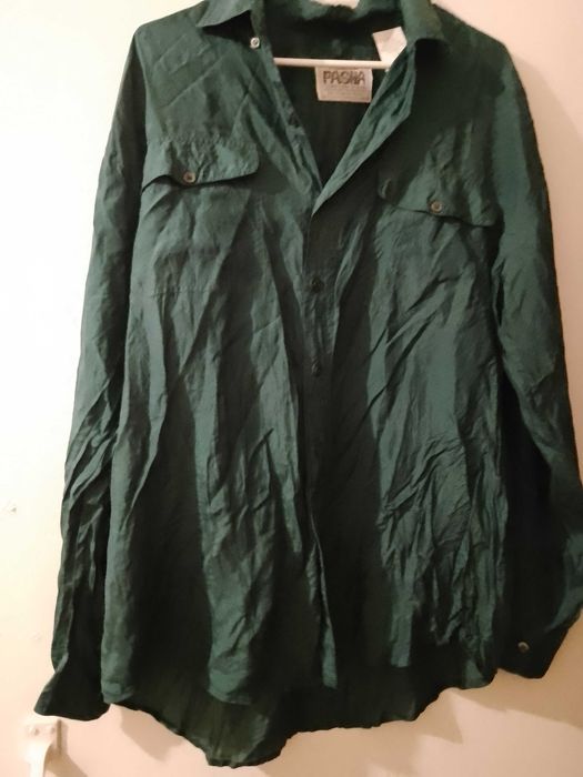 Рубашка на выпуск 100% шелк