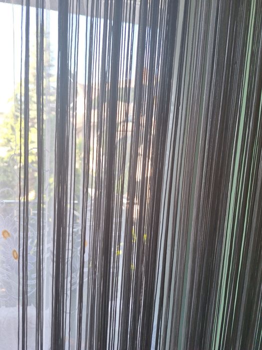 Dwie firanki, zasłonki typu makaron 156x240, 2 szt