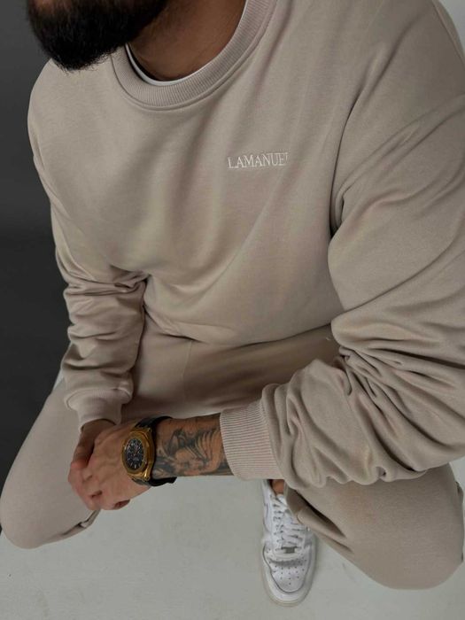 La manuel dres komplet męski men beżowy L/XL