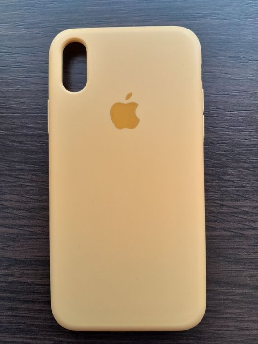 Чехол на айфон IPhone X 10 желтый
