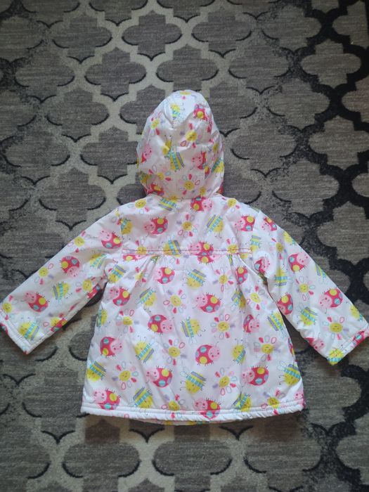 Kurtka wiosenna z kapturem na polarze George jak nowa