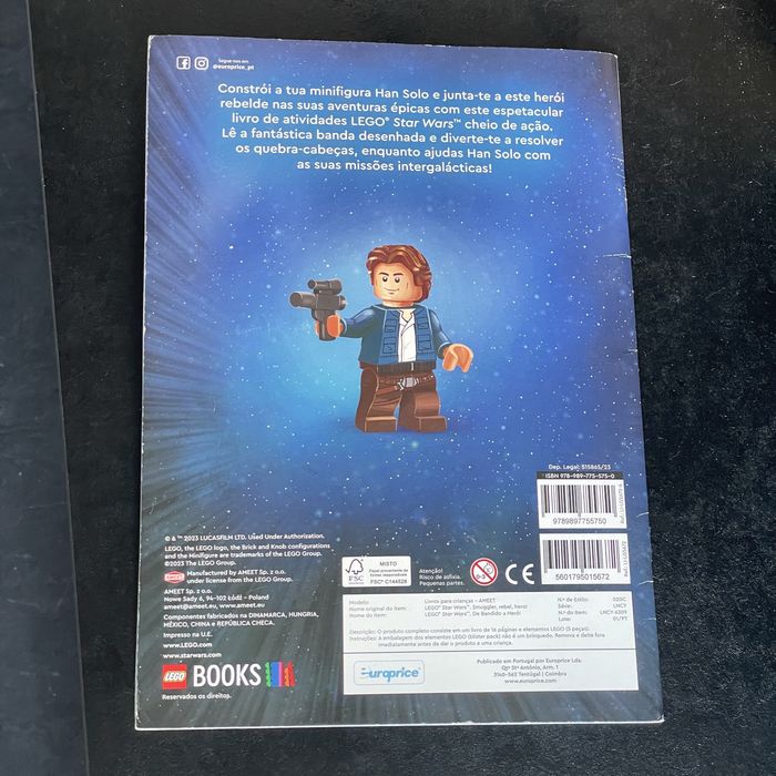 Lego Star Wars Han Solo Minifigura Episode 4/5/6