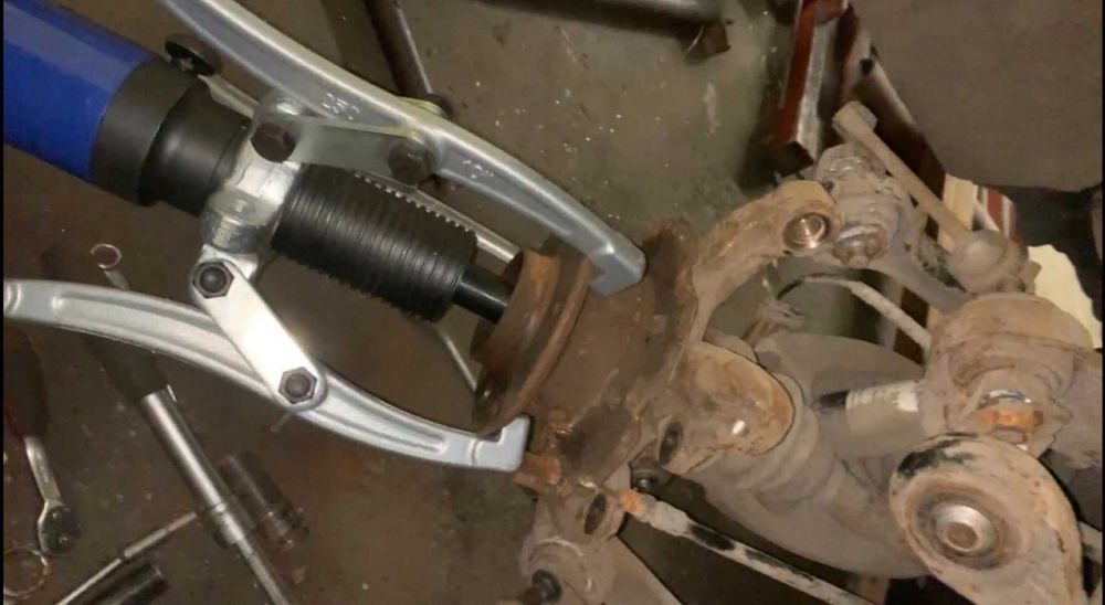 Profesjonalny Ściągacz Hydrauliczny do Łożysk Piast 5 Ton + Walizka