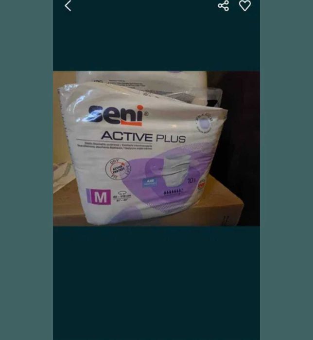 Pieluchomajtki seni rozmiar M 6 szt.