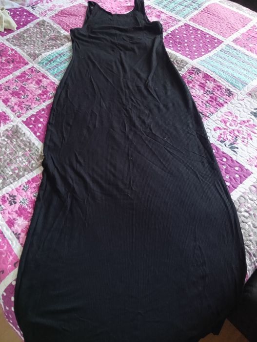 Vestido preto comprido