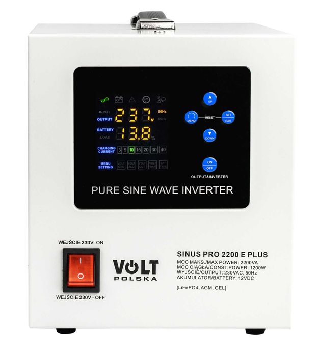 ДБЖ UPS Volt Polska SINUS PRO 2200E PLUS 12V 1200/2200W (3SPM22012M)