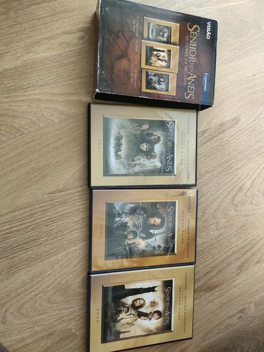 Trilogia Senhor dos Anéis em DVD