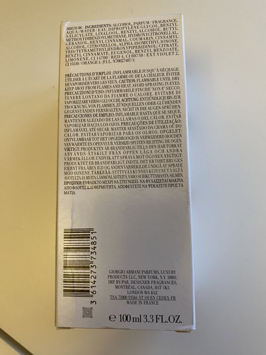 Giorgi Armani Si Intense