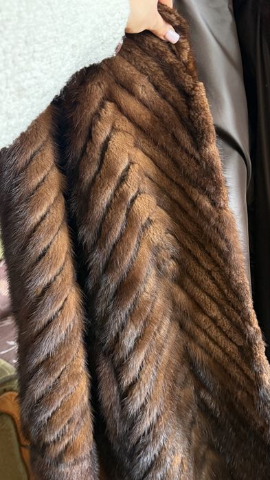 Шуба норкова натуральна