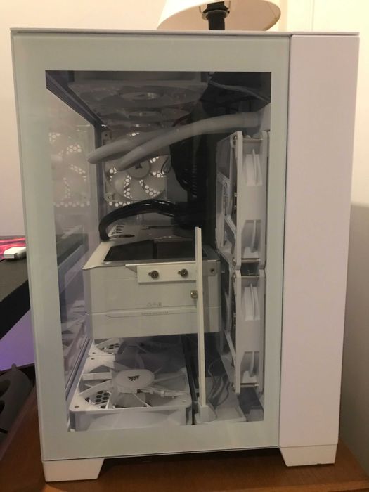 Caixa ATX Lian Li O11D Dynamic Mini S Vidro Temperado Snow Edition