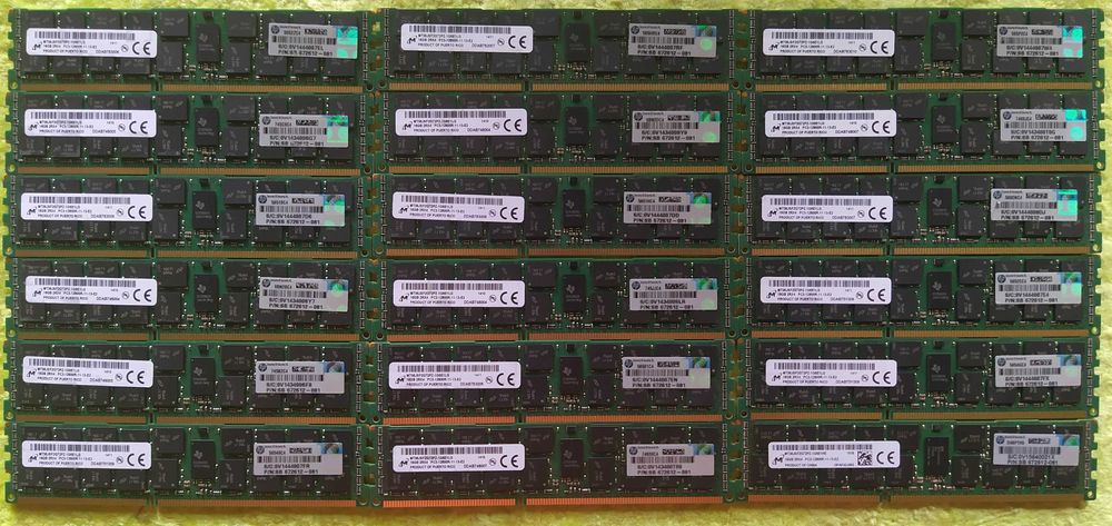 Серверна пам'ять DDR3 16Gb Micron/HP 2Rx4 PC3-12800R-11-13-E2 1600MHz