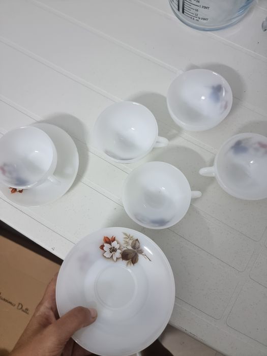 Conjunto de 5 copos em porcenala