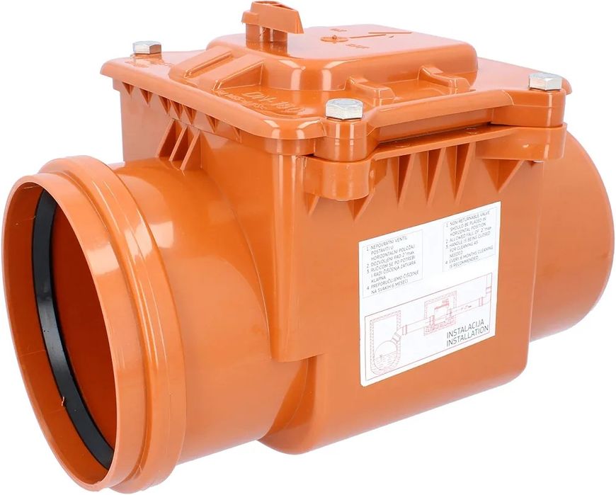 PEŠTAN zawór zwrotny, Ø DN 125 mm