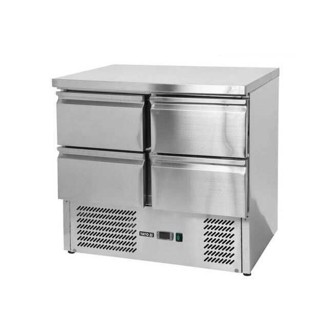 Stół chłodniczy z 4 szufladami 900x700 YATO 05280