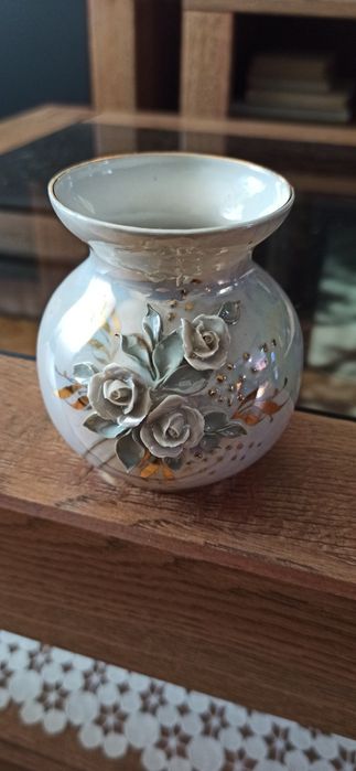 Wazonik ręcznie formowany lata 70