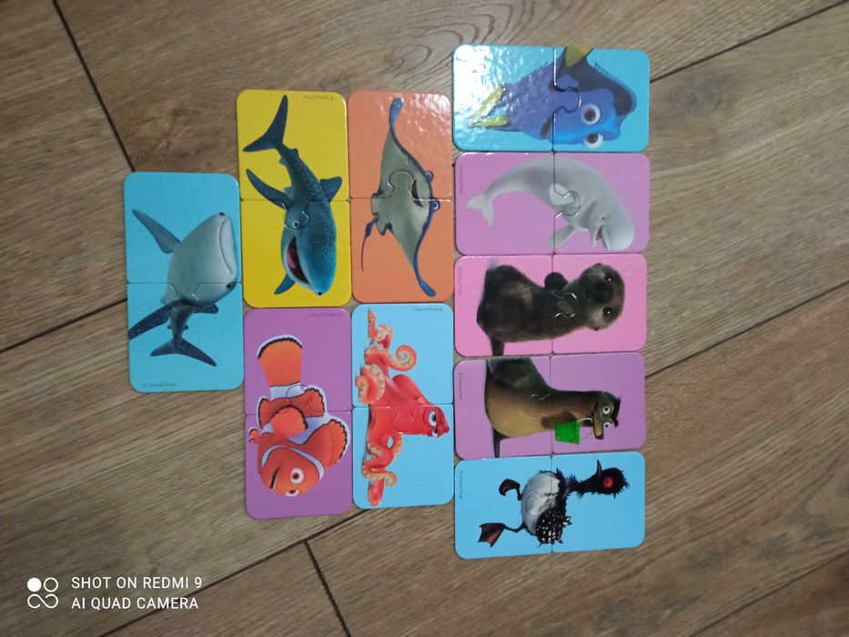Puzzle 2+ Disney gdzie jest dory 10w1