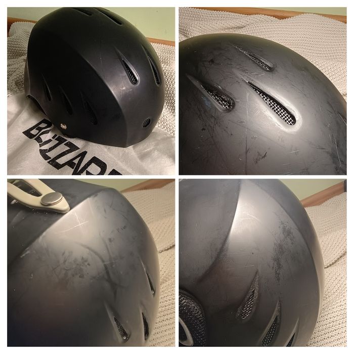 Kask + okulary z wymienianymi szkiełkami